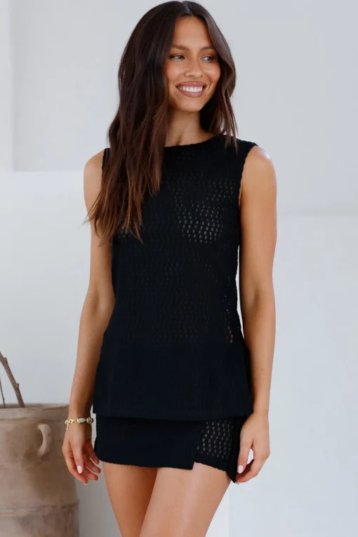 Enamoured Skort Black
