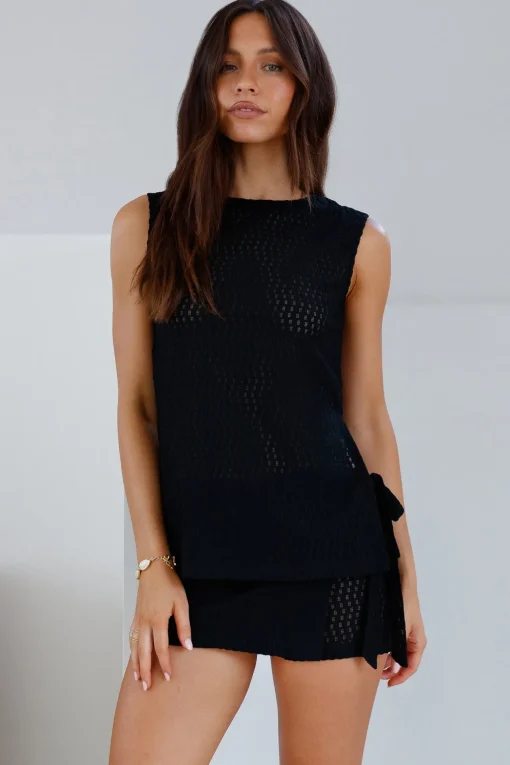 Enamoured Skort Black