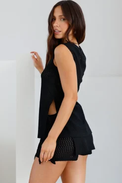 Enamoured Skort Black