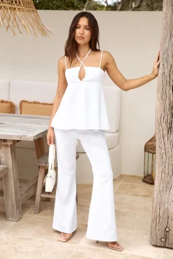 Exotic Wonders Cami Top White