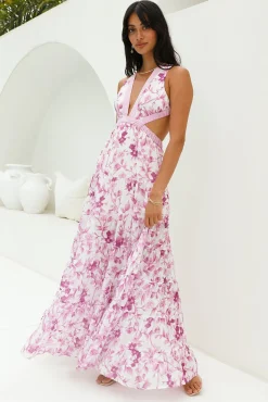 Fashion Forward Maxi Dress Purple