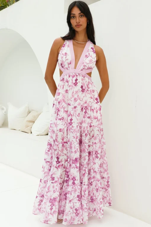 Fashion Forward Maxi Dress Purple