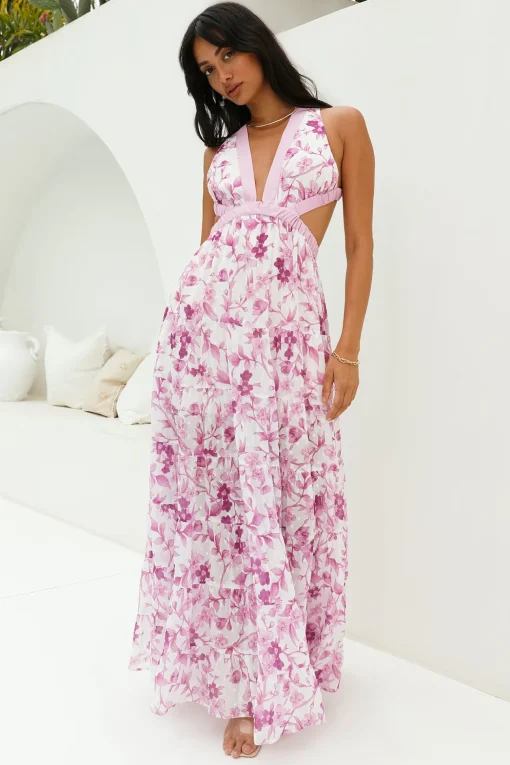 Fashion Forward Maxi Dress Purple