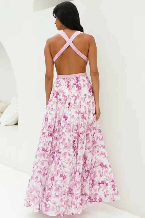 Fashion Forward Maxi Dress Purple