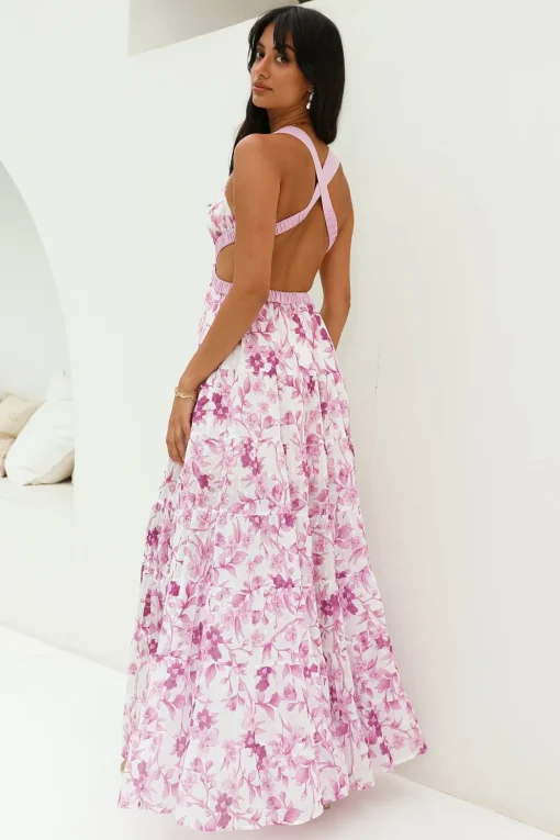 Fashion Forward Maxi Dress Purple