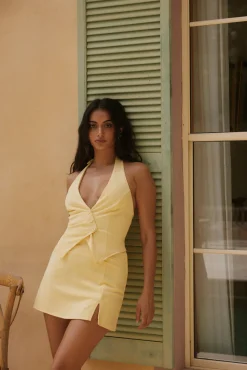 Faye Lane Vest Top Yellow