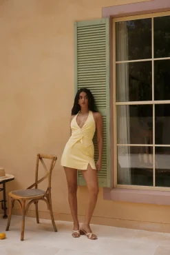 Faye Lane Vest Top Yellow