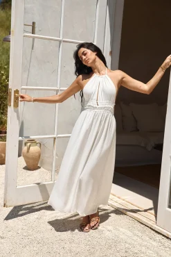 Feeling Spicy Maxi Dress White