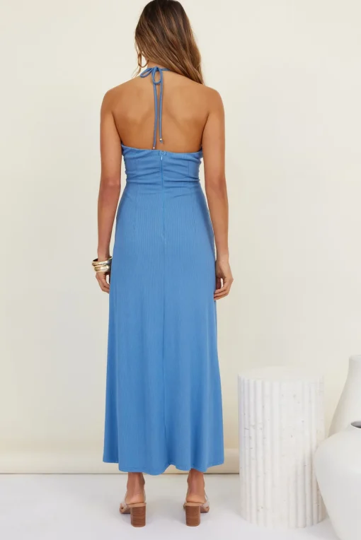 Finer Moments Maxi Dress Blue