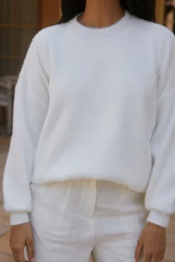 Fior Nights Jumper in White