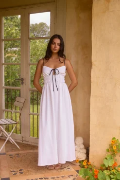 Fleeting Moments Maxi Dress White