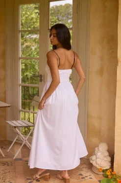 Fleeting Moments Maxi Dress White