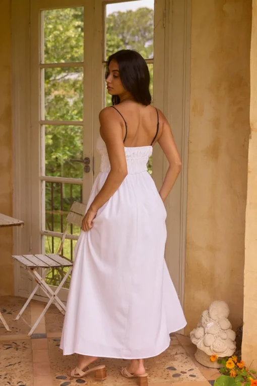 Fleeting Moments Maxi Dress White