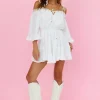 Floating Above Romper White