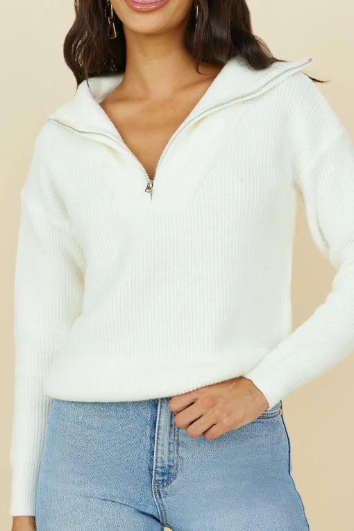 Forever More Knit White