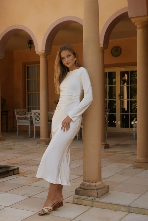 Forget Me Not Maxi Dress Cream