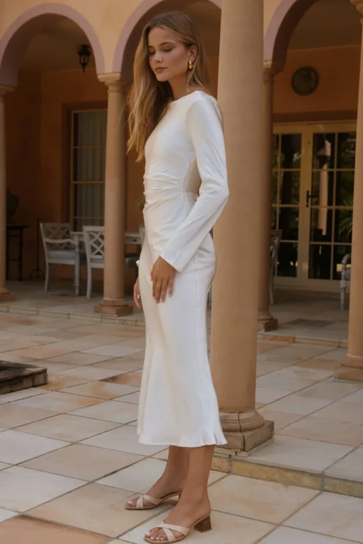 Forget Me Not Maxi Dress Cream