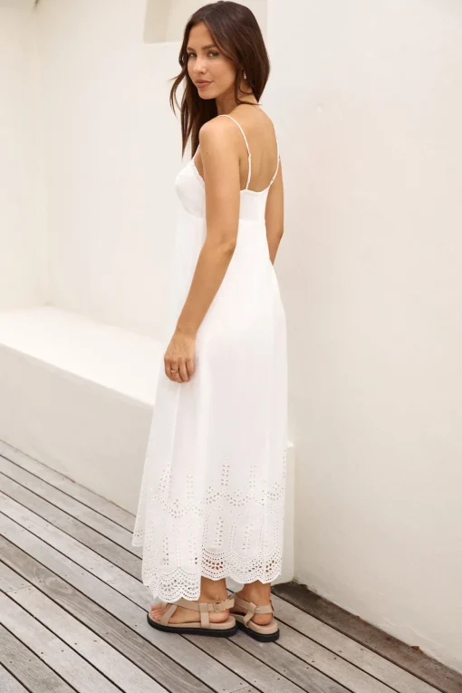 FORTUNATE ONE Angelic Maxi Dress White