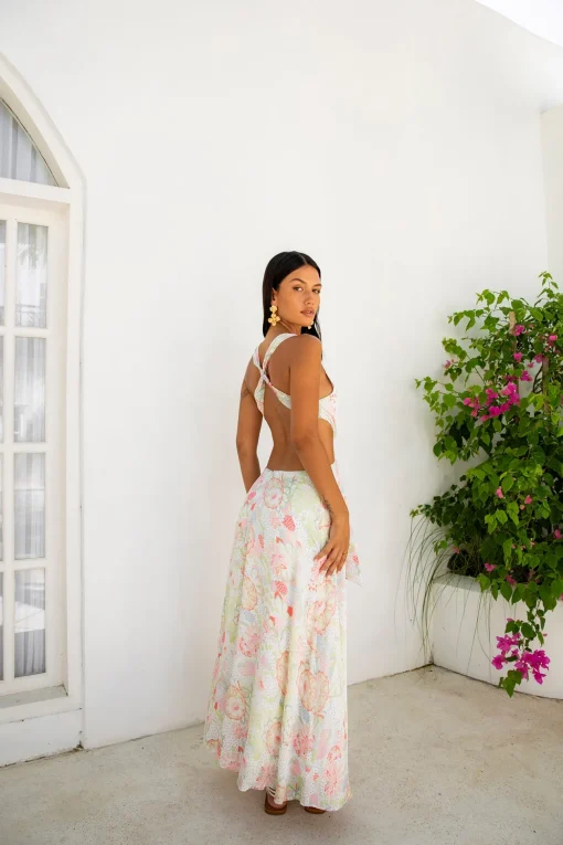 FORTUNATE ONE Clear Skies Maxi Dress Multi