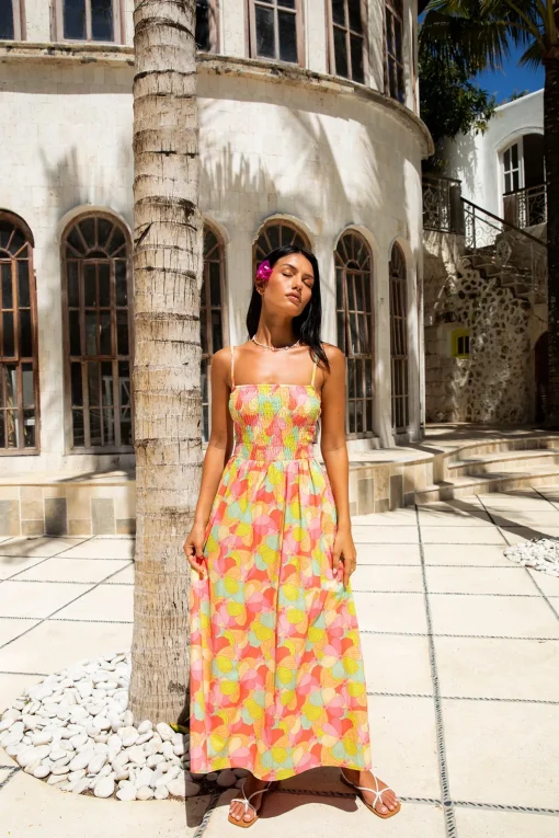 FORTUNATE ONE In Bloom Maxi Dress Floral