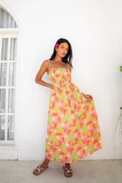 FORTUNATE ONE In Bloom Maxi Dress Floral