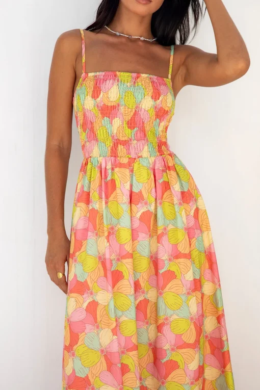 FORTUNATE ONE In Bloom Maxi Dress Floral