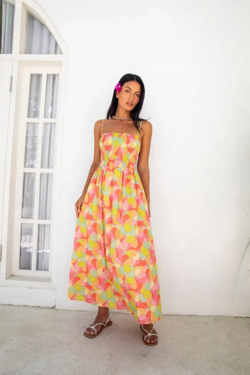 FORTUNATE ONE In Bloom Maxi Dress Floral