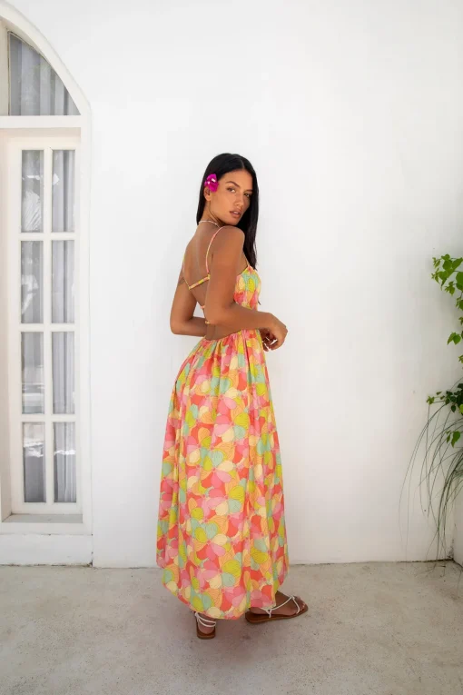 FORTUNATE ONE In Bloom Maxi Dress Floral