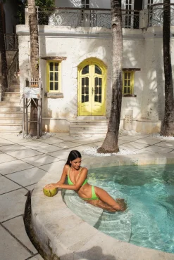 FORTUNATE ONE Paros Swim Top Mint
