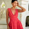 FORTUNATE ONE Sunset Picnic Mini Dress Pink