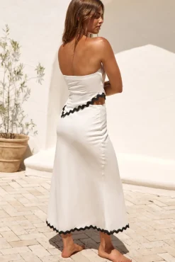 Found Love Maxi Skirt White