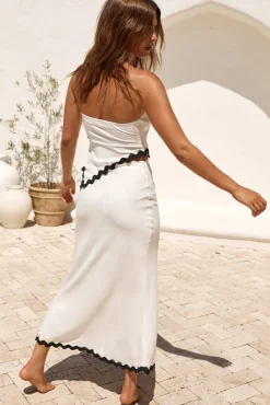 Found Love Maxi Skirt White
