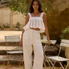 Freedom Found Crop Top White