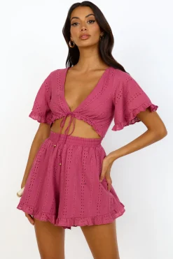 From Eden Playsuit Pink