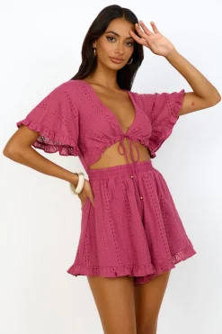 From Eden Playsuit Pink