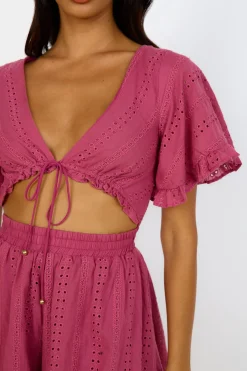 From Eden Playsuit Pink