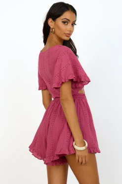 From Eden Playsuit Pink