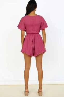 From Eden Playsuit Pink