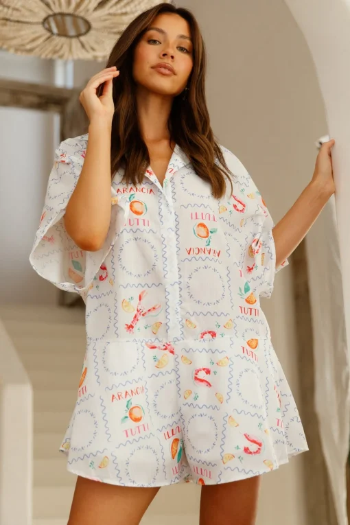 Fruit Salad Romper Multi
