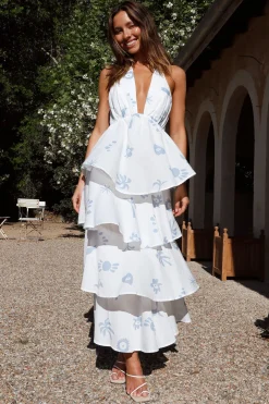 Gifting Joy Maxi Dress Blue