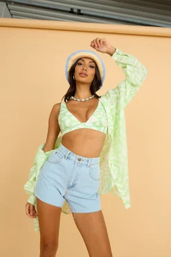 GIRL AND THE SUN Sarafina Tie Top Isadora