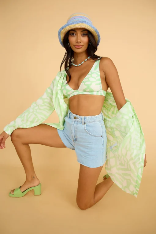 GIRL AND THE SUN Sarafina Tie Top Isadora