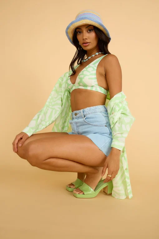 GIRL AND THE SUN Sarafina Tie Top Isadora