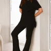 Giselle Knit Pants Black
