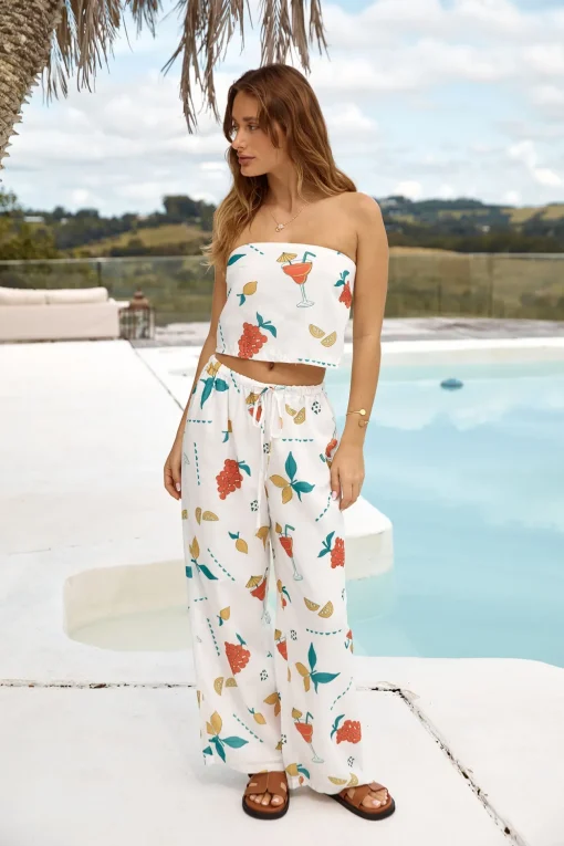Glass Half Full Pants Green