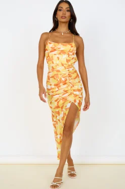 Glowing Skies Maxi Dress Yellow