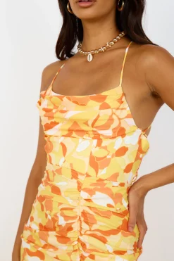 Glowing Skies Maxi Dress Yellow