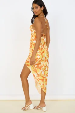 Glowing Skies Maxi Dress Yellow