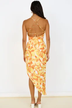 Glowing Skies Maxi Dress Yellow