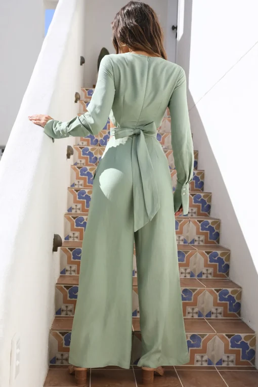 Happy Moments Jumpsuit Sage